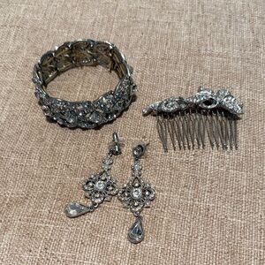 Elegant costume Silver Jewelry Set